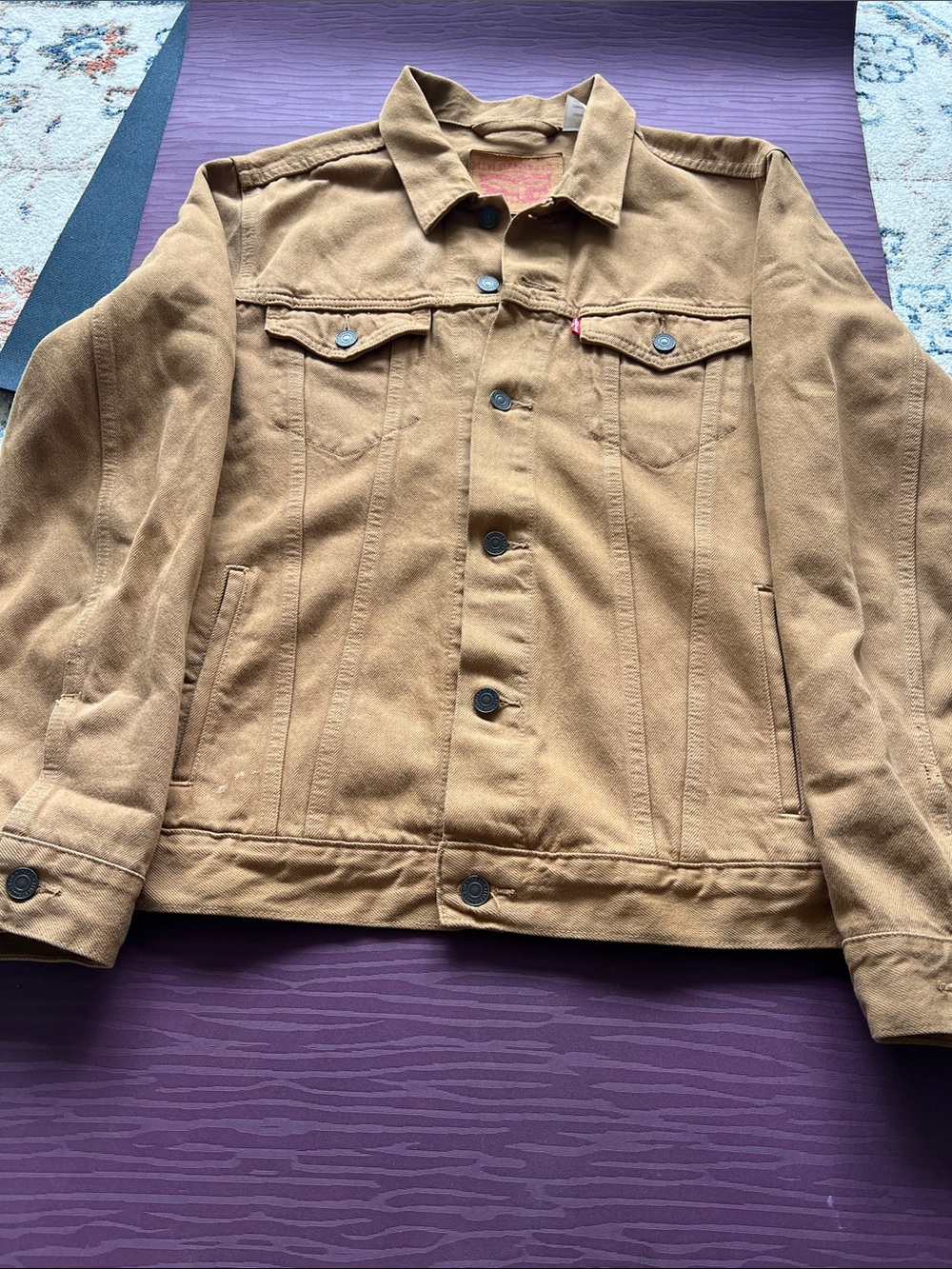 Levi's Brown Cotton Trucker Jacket - Classic Workwear